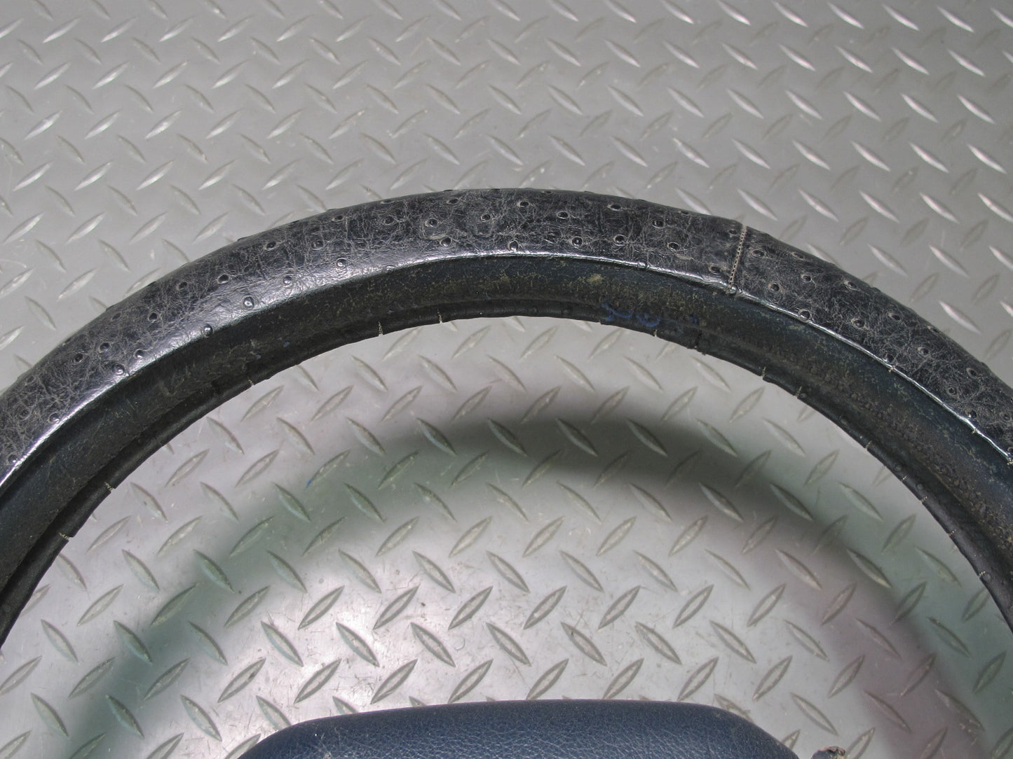 87-89 Toyota MR2 AW15 3-SPOKE Leather Steering w Horn Blue OEM