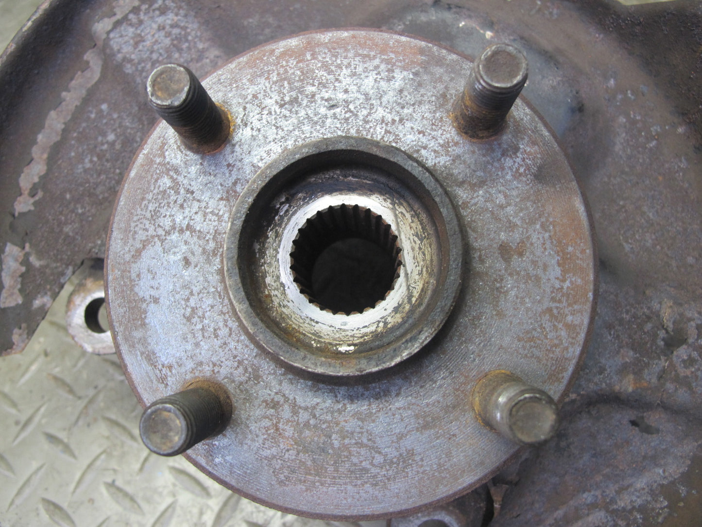 87-89 Toyota MR2 AW15 Rear Left Spindle Knuckle Wheel Hub Bearing OEM