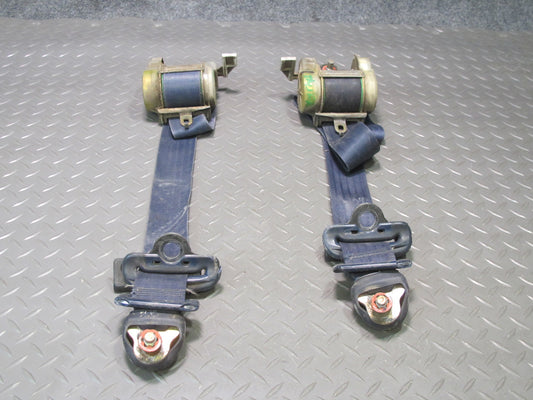 1988 Toyota MR2 T-bar Front Right Left Seat Belt Retractor Blue OEM