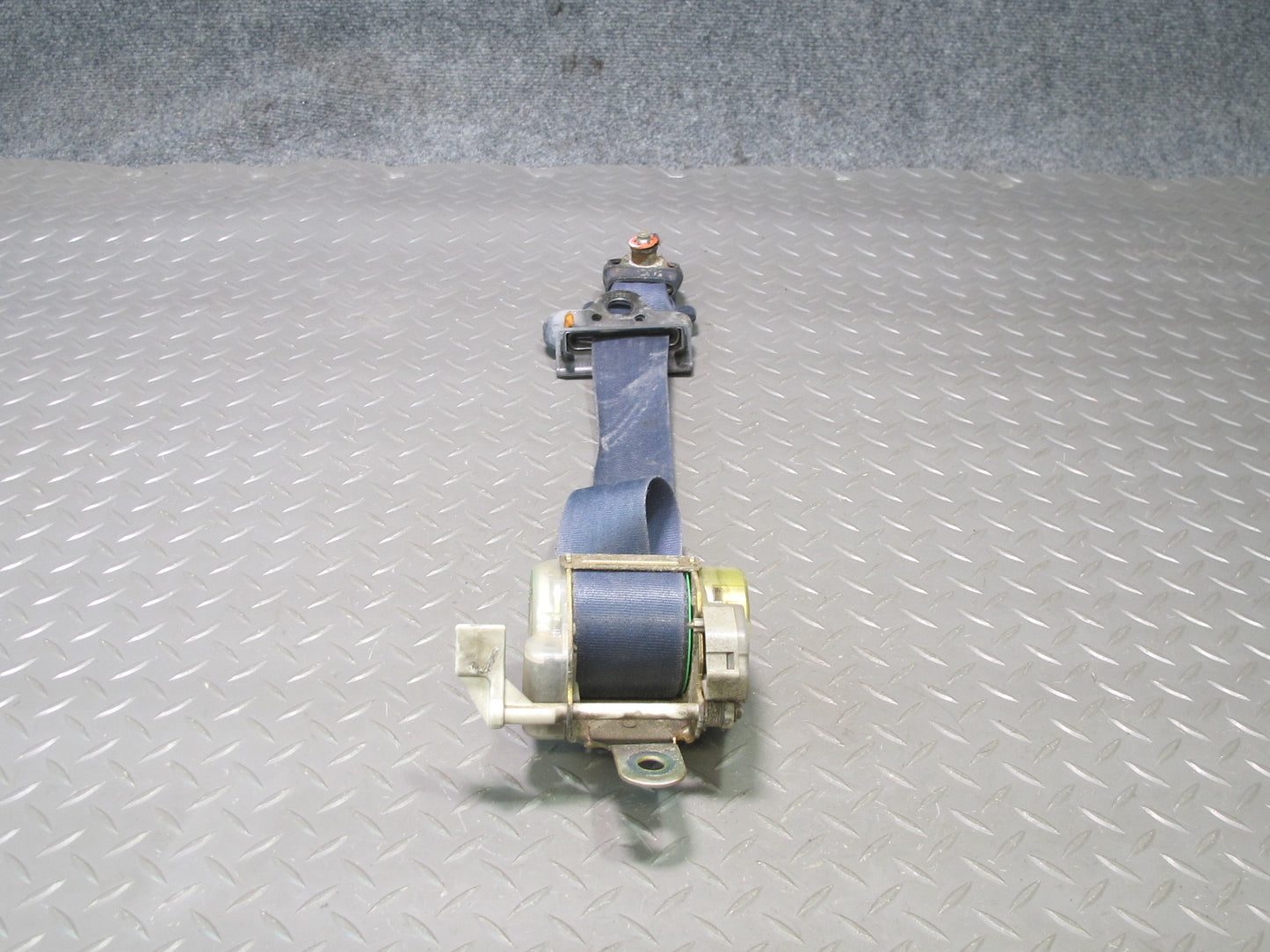 1988 Toyota MR2 T-bar Front Right Left Seat Belt Retractor Blue OEM