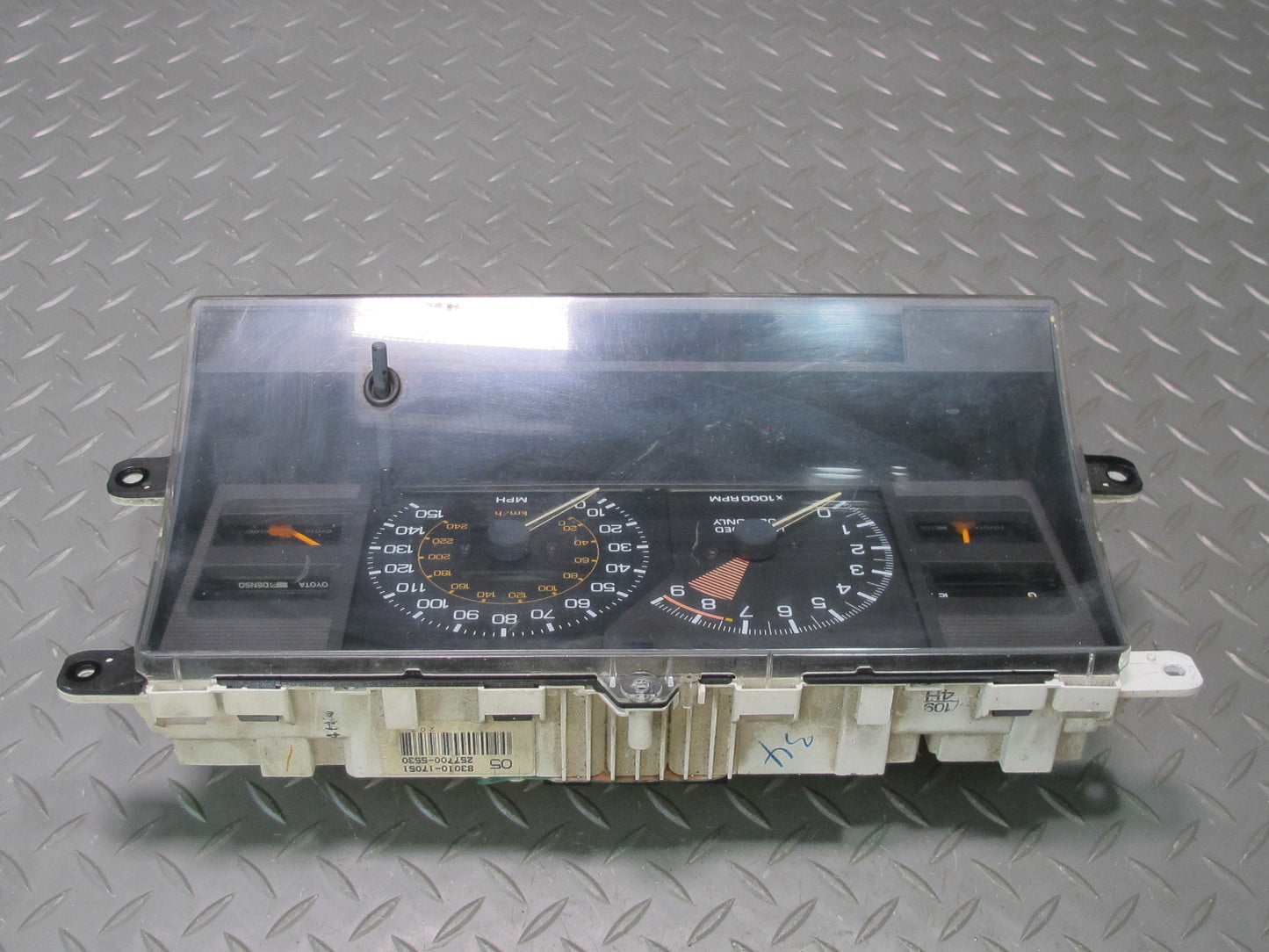 87-89 Toyota MR2 AW15 4AGELC NA M/T Instrument Cluster Gauge Speedometer OEM