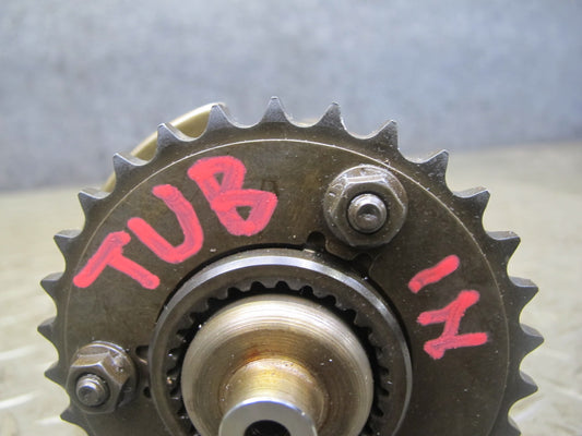 01-06 BMW E46 330CI M54 RWD Engine Inlet Camshaft w Bearing & Cover 104K OEM