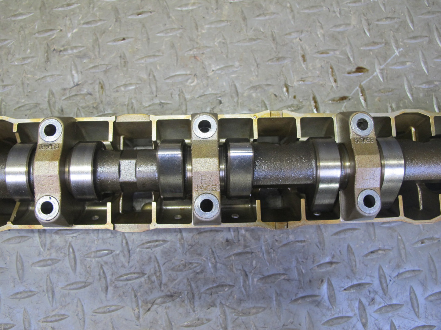 01-06 BMW E46 330CI M54 RWD Engine Inlet Camshaft w Bearing & Cover 104K OEM