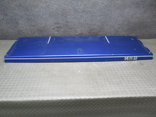 86-89 Toyota MR2 AW15 Rear Trunk Deck Lid Shell Cover Panel Blue OEM