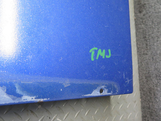 86-89 Toyota MR2 AW15 Rear Trunk Deck Lid Shell Cover Panel Blue OEM