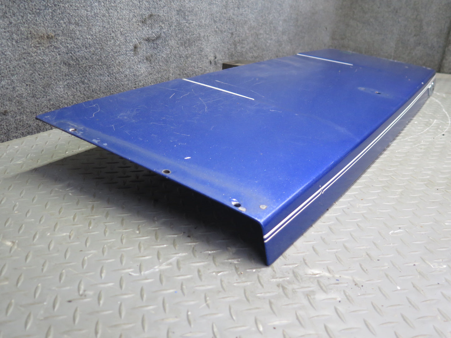 86-89 Toyota MR2 AW15 Rear Trunk Deck Lid Shell Cover Panel Blue OEM