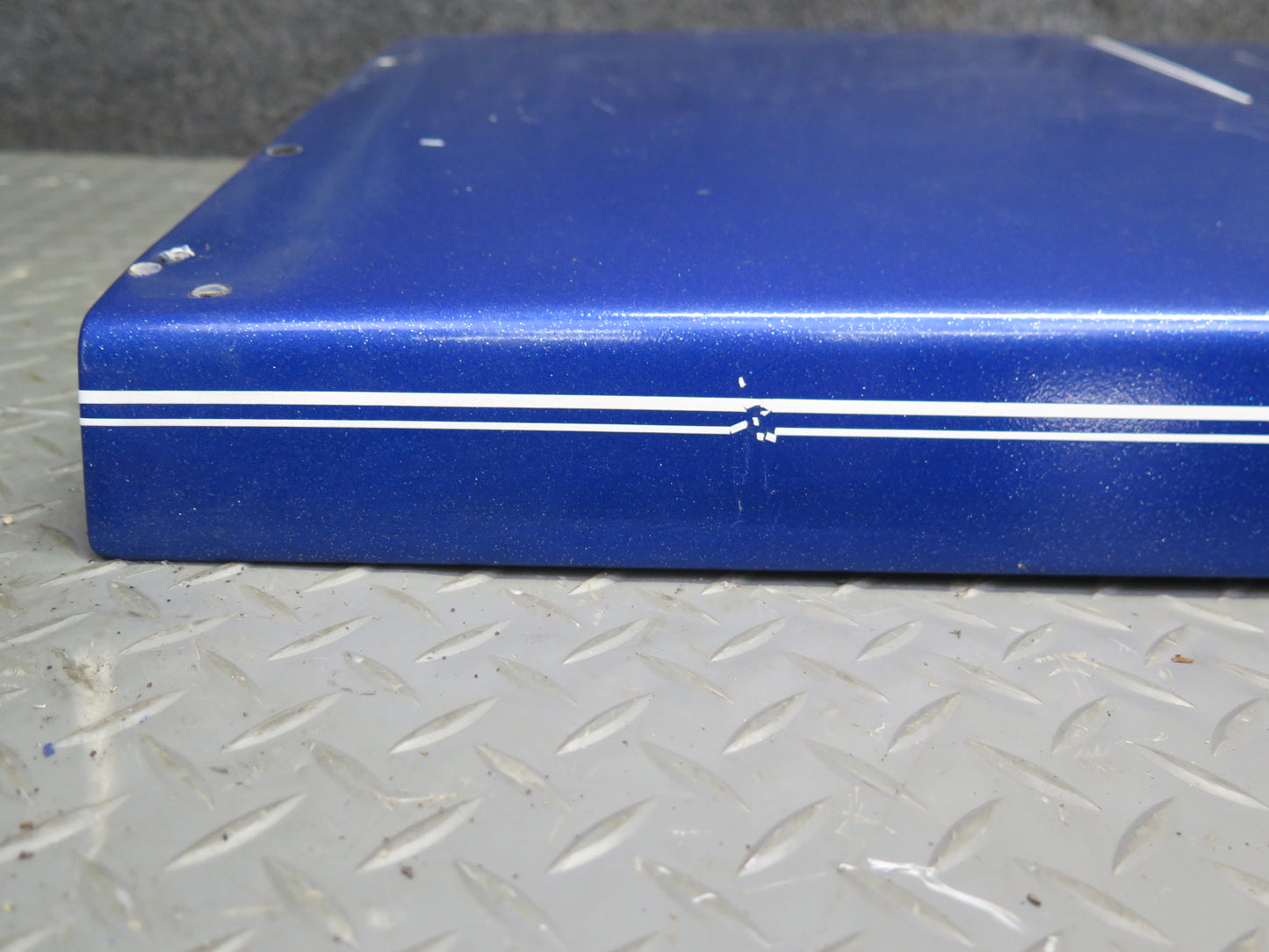 86-89 Toyota MR2 AW15 Rear Trunk Deck Lid Shell Cover Panel Blue OEM