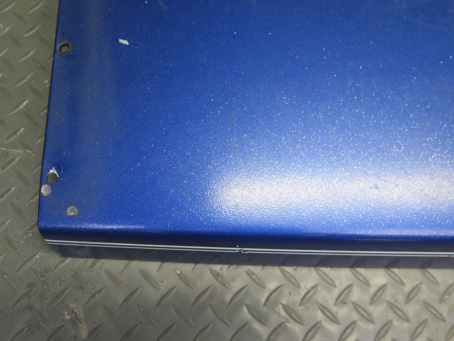 86-89 Toyota MR2 AW15 Rear Trunk Deck Lid Shell Cover Panel Blue OEM