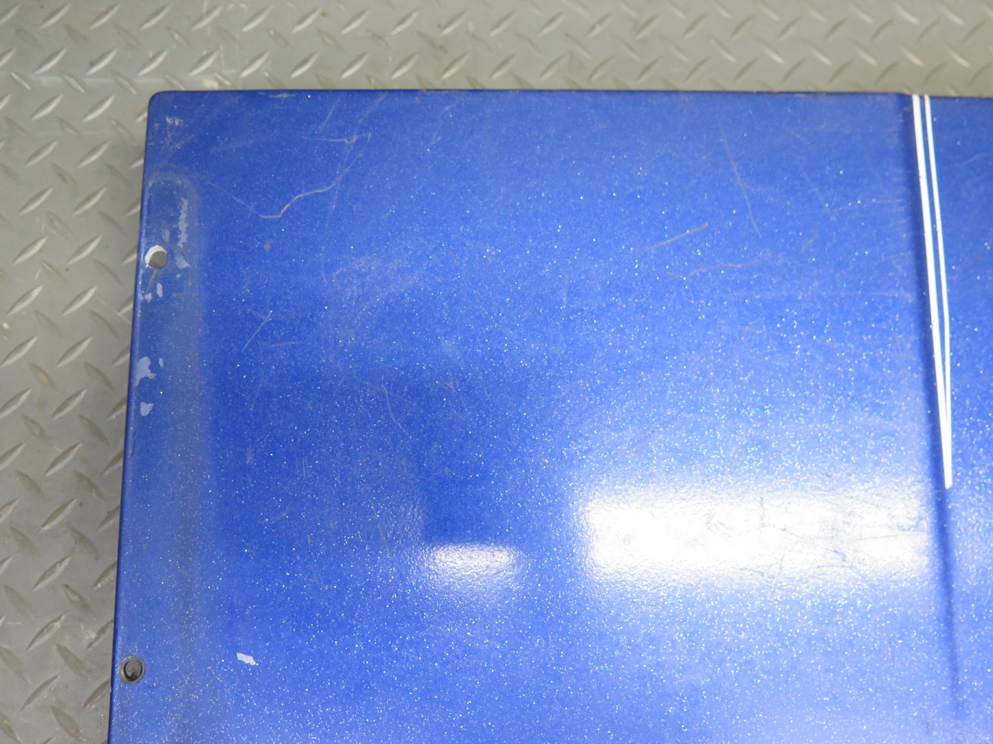 86-89 Toyota MR2 AW15 Rear Trunk Deck Lid Shell Cover Panel Blue OEM