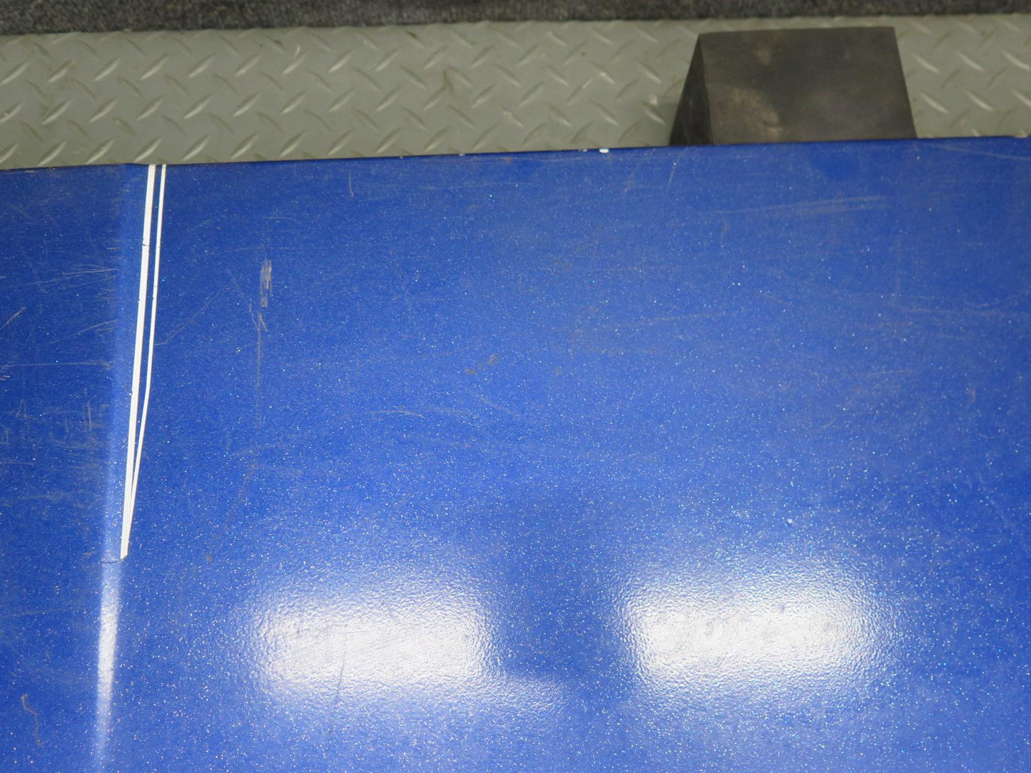 86-89 Toyota MR2 AW15 Rear Trunk Deck Lid Shell Cover Panel Blue OEM