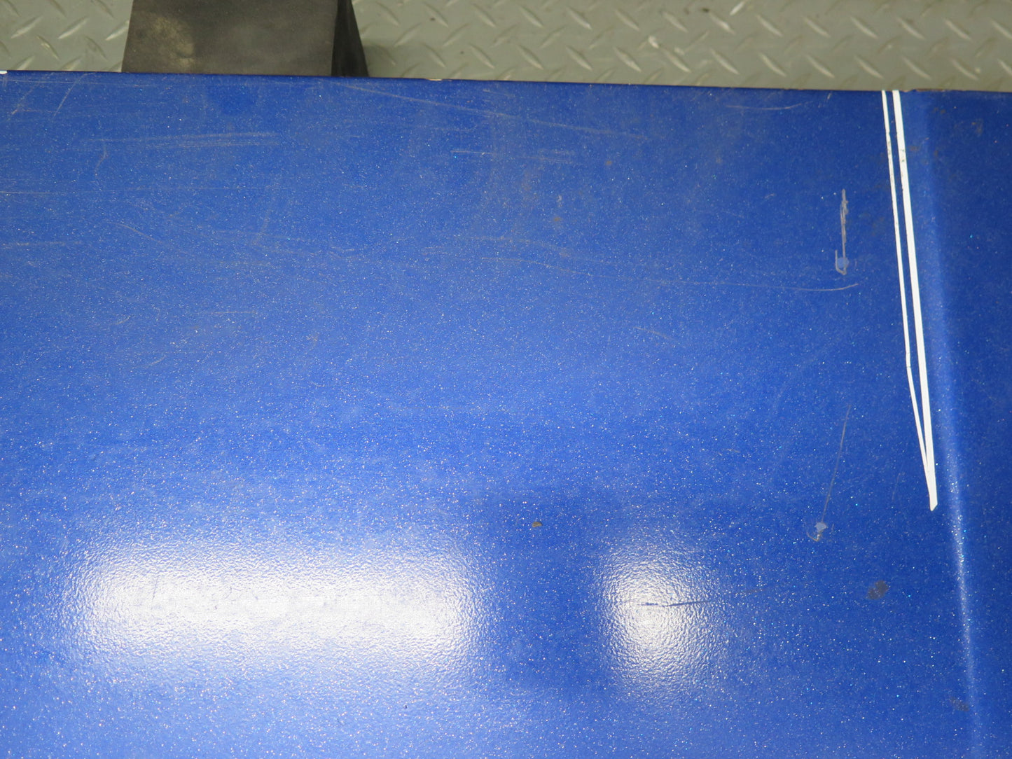 86-89 Toyota MR2 AW15 Rear Trunk Deck Lid Shell Cover Panel Blue OEM
