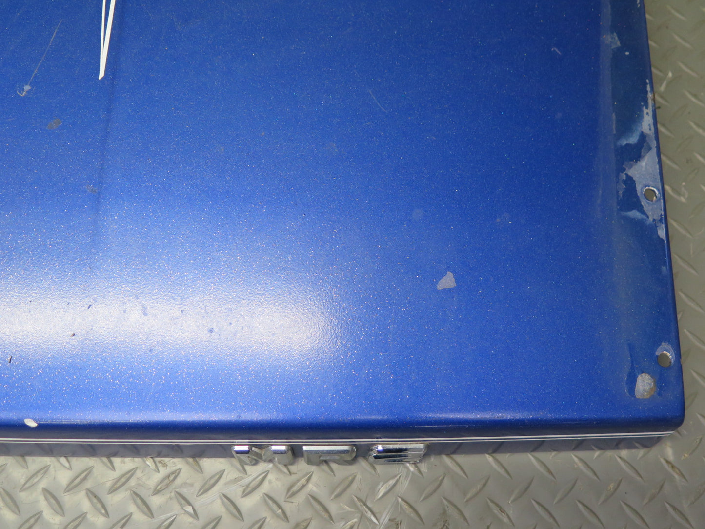 86-89 Toyota MR2 AW15 Rear Trunk Deck Lid Shell Cover Panel Blue OEM