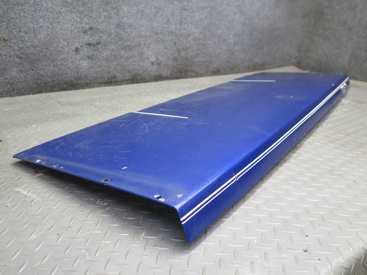 86-89 Toyota MR2 AW15 Rear Trunk Deck Lid Shell Cover Panel Blue OEM
