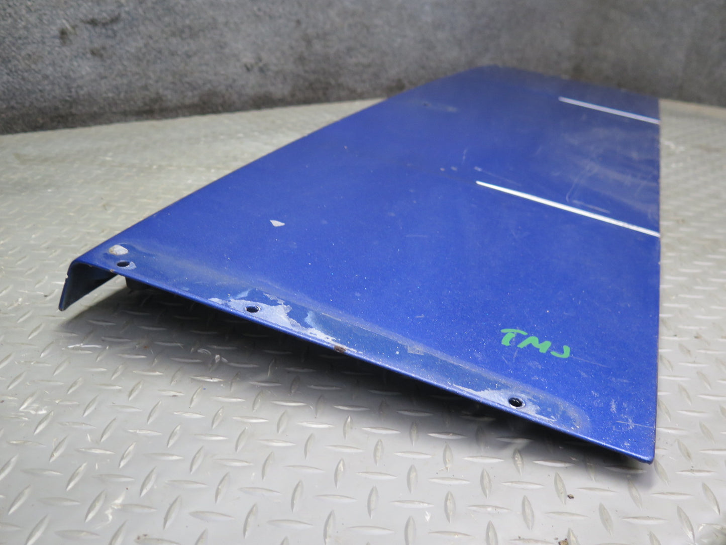 86-89 Toyota MR2 AW15 Rear Trunk Deck Lid Shell Cover Panel Blue OEM