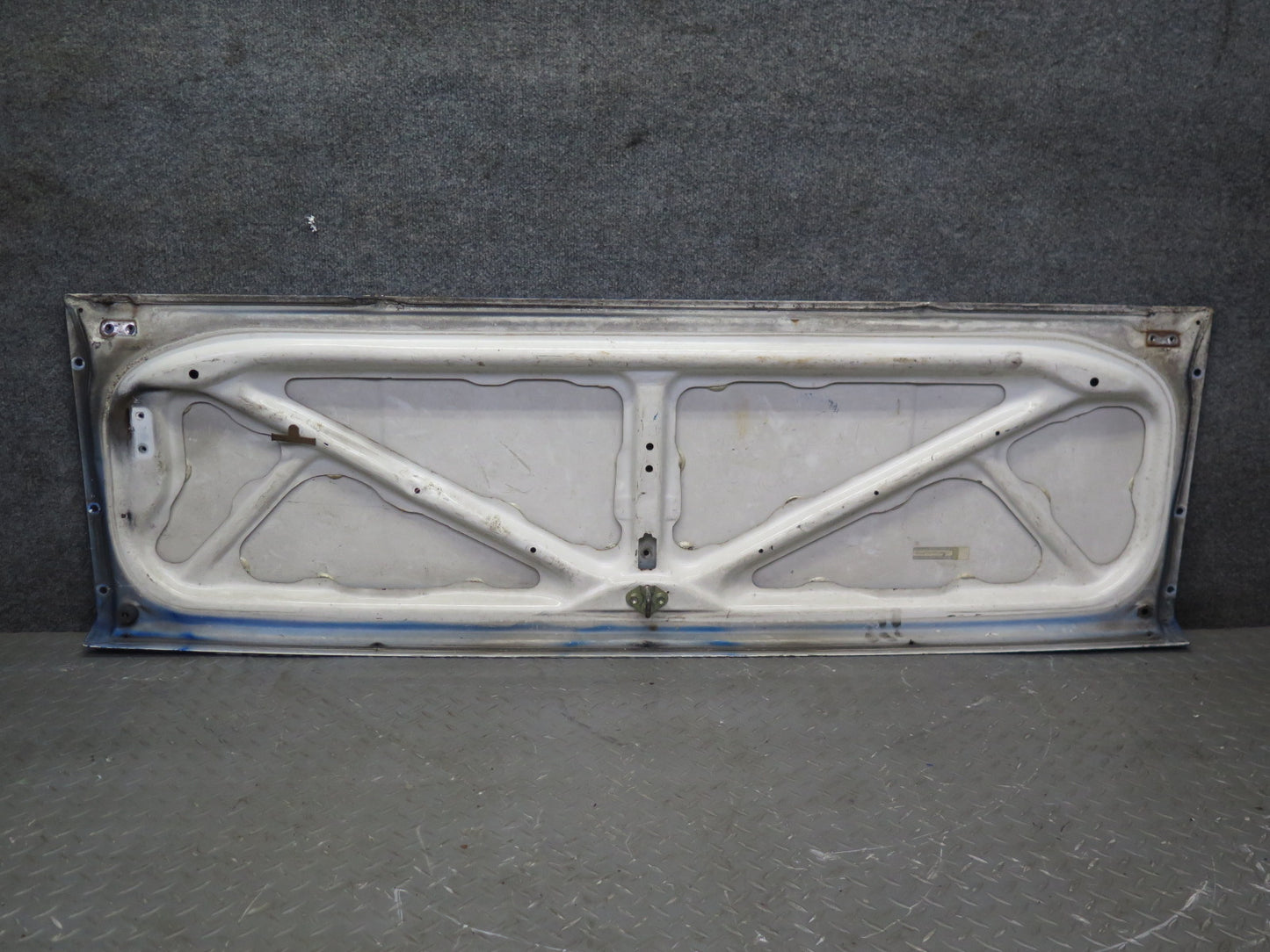 86-89 Toyota MR2 AW15 Rear Trunk Deck Lid Shell Cover Panel Blue OEM