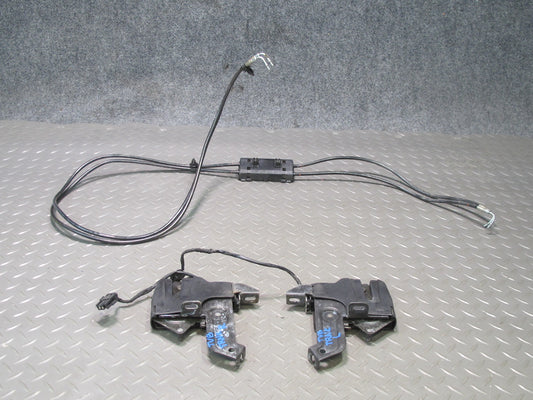 01-06 BMW E46 330ci Conv Rear Folding TOP Roof Lock Latch Set w Hydro Line OEM