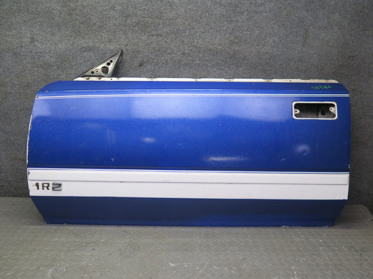 85-89 Toyota MR2 AW15 Left Driver Door Shell Panel Cover Blue OEM