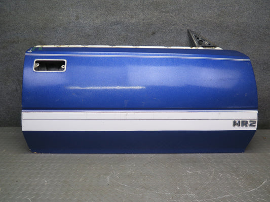 85-89 Toyota MR2 AW15 Right Passenger Door Shell Panel Cover Blue OEM