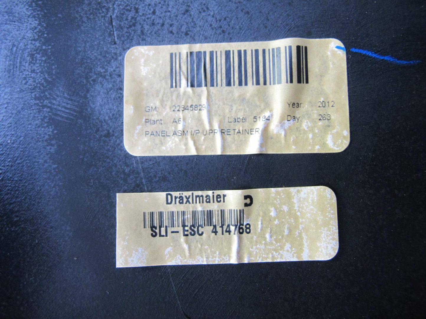 13-14 Cadillac Escalade Platinum Dash Instrument Panel Upper Leather Trim Cover