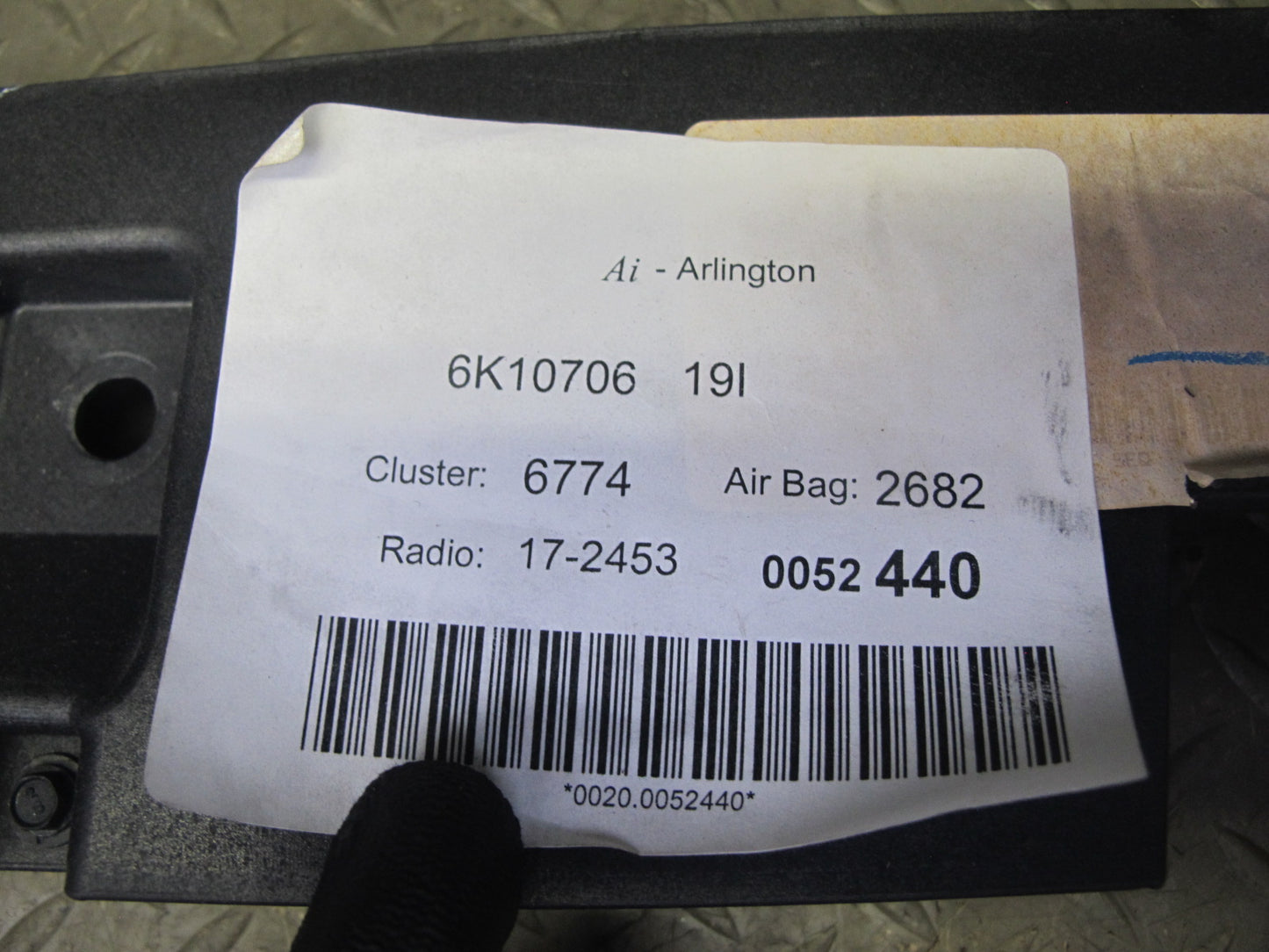 13-14 Cadillac Escalade Platinum Dash Instrument Panel Upper Leather Trim Cover