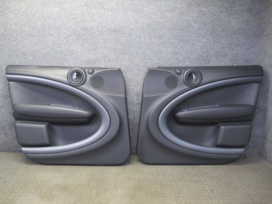 13-15 Mini Cooper S R60 Countryman Set of 2 Front Door Interior Trim Panel OEM