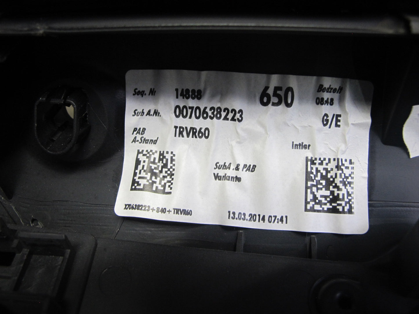 13-15 Mini Cooper S R60 Countryman Set of 2 Front Door Interior Trim Panel OEM