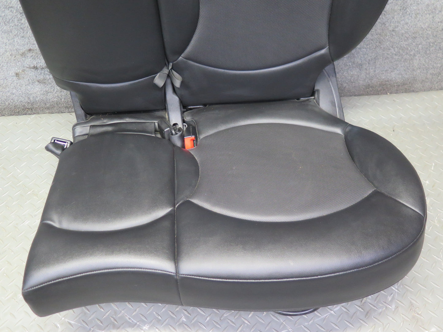 11-15 Mini Cooper S R60 Countryman Sport Rear Leatherette Seat Set Black OEM