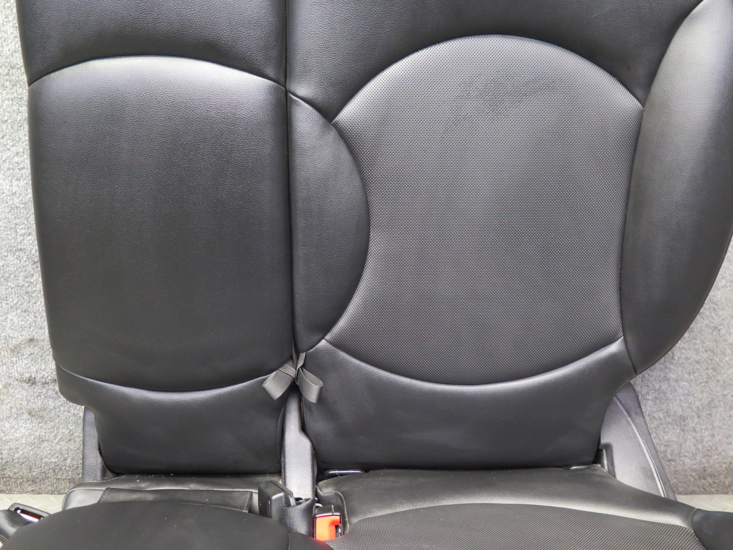 11-15 Mini Cooper S R60 Countryman Sport Rear Leatherette Seat Set Black OEM