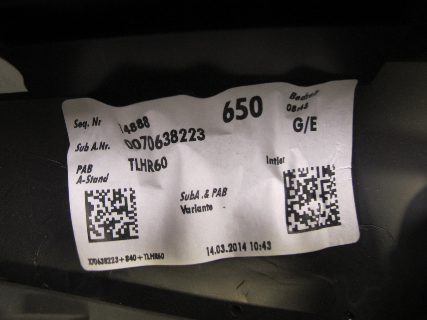 13-15 Mini Cooper S R60 Countryman Set of 2 Rear Door Interior Trim Panel OEM