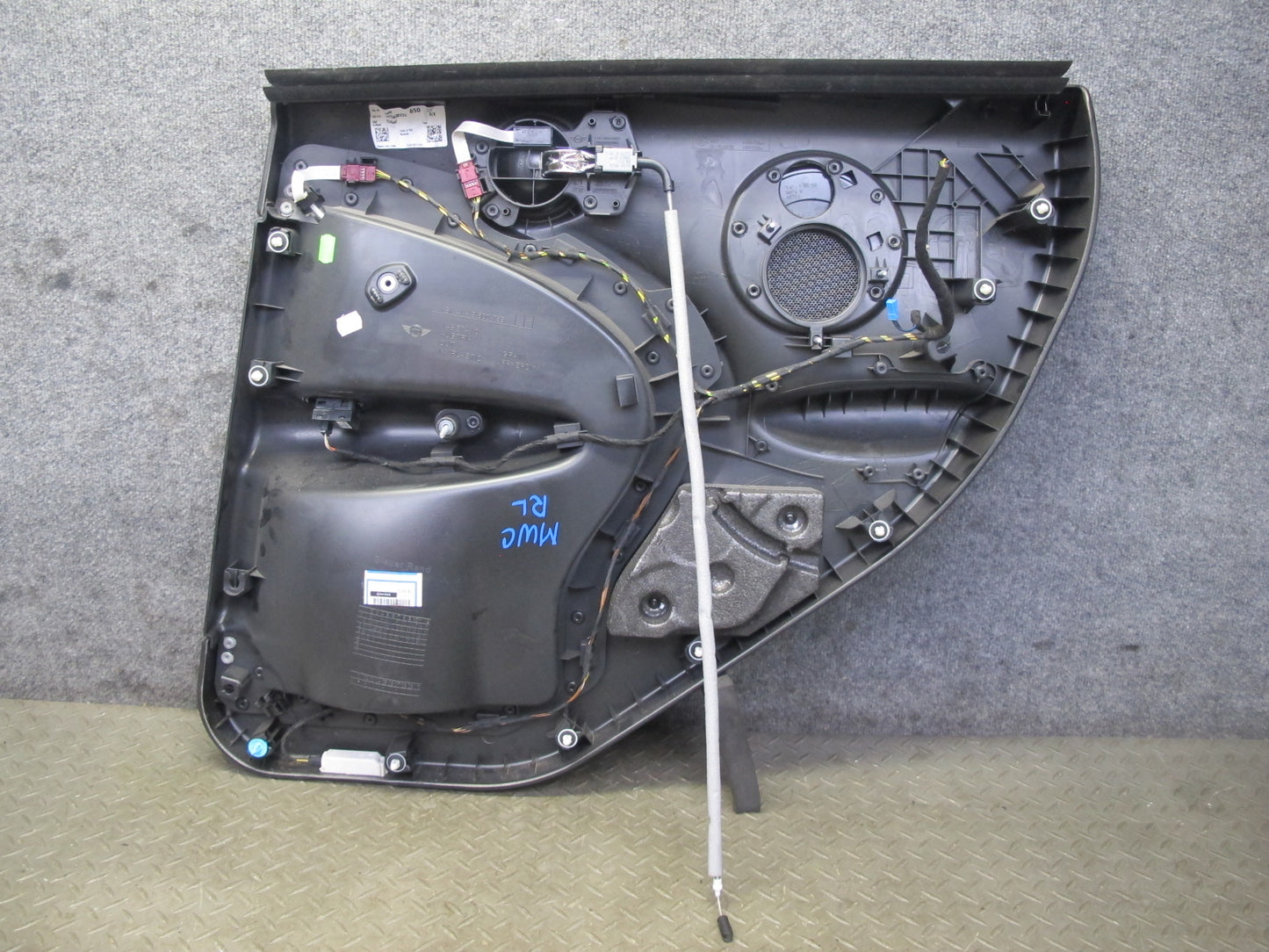 13-15 Mini Cooper S R60 Countryman Set of 2 Rear Door Interior Trim Panel OEM