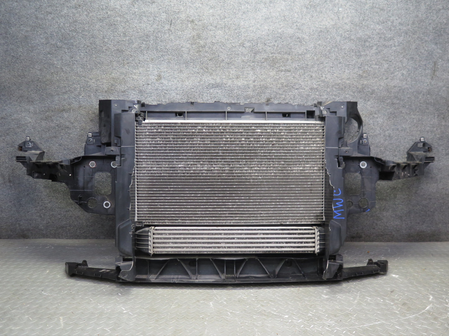 11-15 Mini Cooper S R60 R61 AWD A/T Engine Radiator Condenser Oil Cooler Fan Set