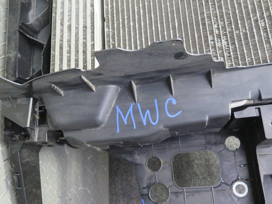 11-15 Mini Cooper S R60 R61 AWD A/T Engine Radiator Condenser Oil Cooler Fan Set