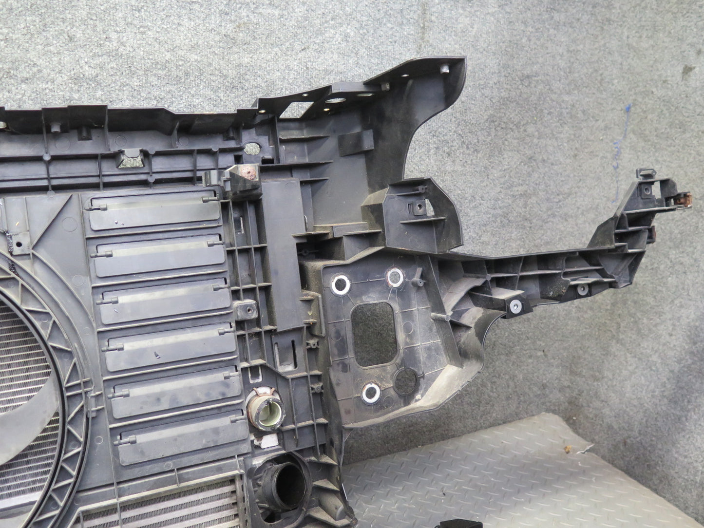 11-15 Mini Cooper S R60 R61 AWD A/T Engine Radiator Condenser Oil Cooler Fan Set