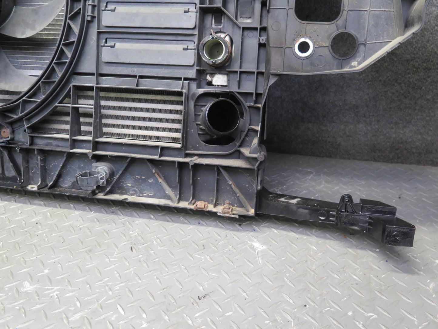 11-15 Mini Cooper S R60 R61 AWD A/T Engine Radiator Condenser Oil Cooler Fan Set