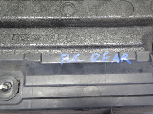 05-10 Mercedes R171 SLK55 AMG Rear Bumper Cover Silver w Foam Absorber 69K OEM