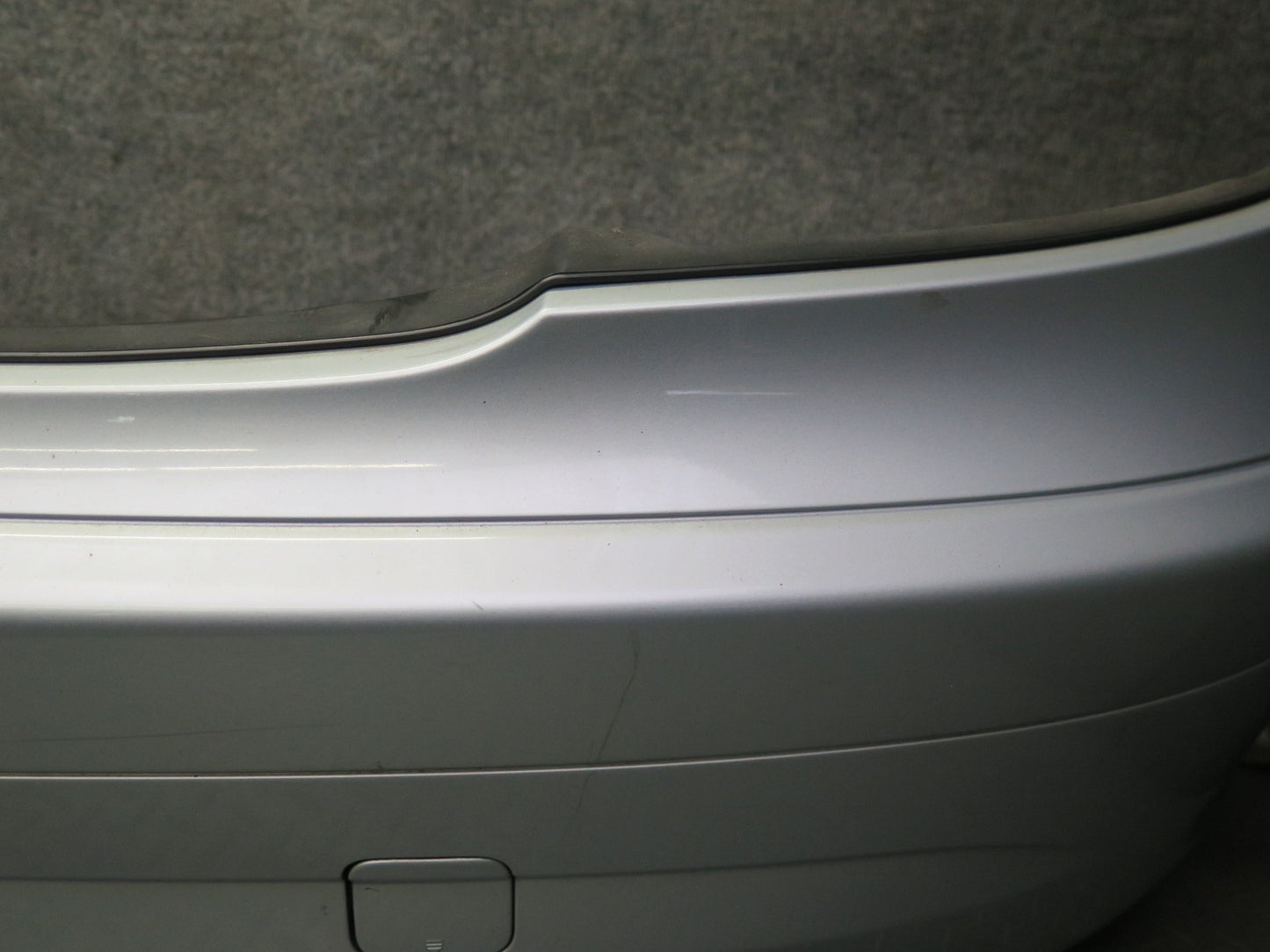 05-10 Mercedes R171 SLK55 AMG Rear Bumper Cover Silver w Foam Absorber 69K OEM