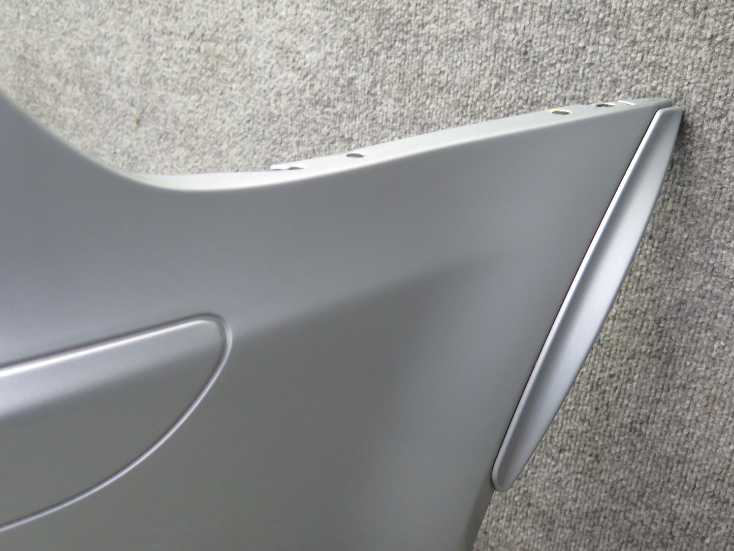 05-10 Mercedes R171 SLK55 AMG Rear Bumper Cover Silver w Foam Absorber 69K OEM