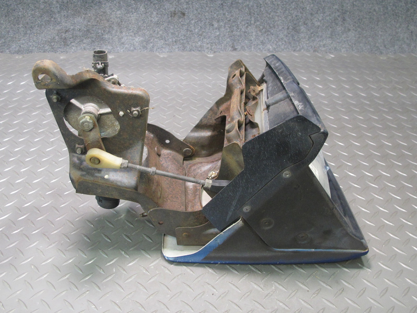 85-89 Toyota MR2 AW15 Front Right POP UP Headlight Lamp w Motor Assy Blue OEM