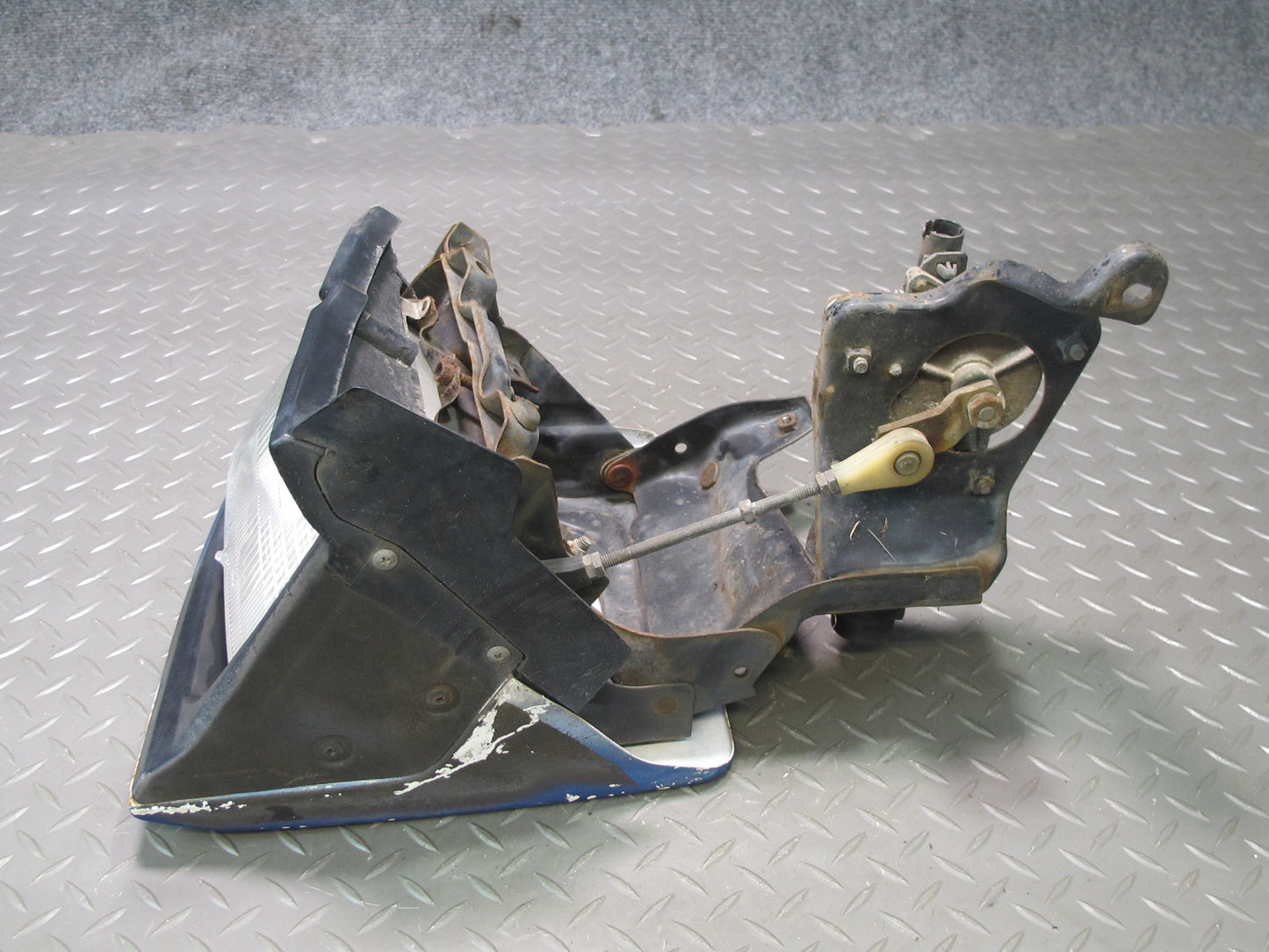 85-89 Toyota MR2 AW15 Front Left POP UP Headlight Lamp w Motor Assembly Blue OEM