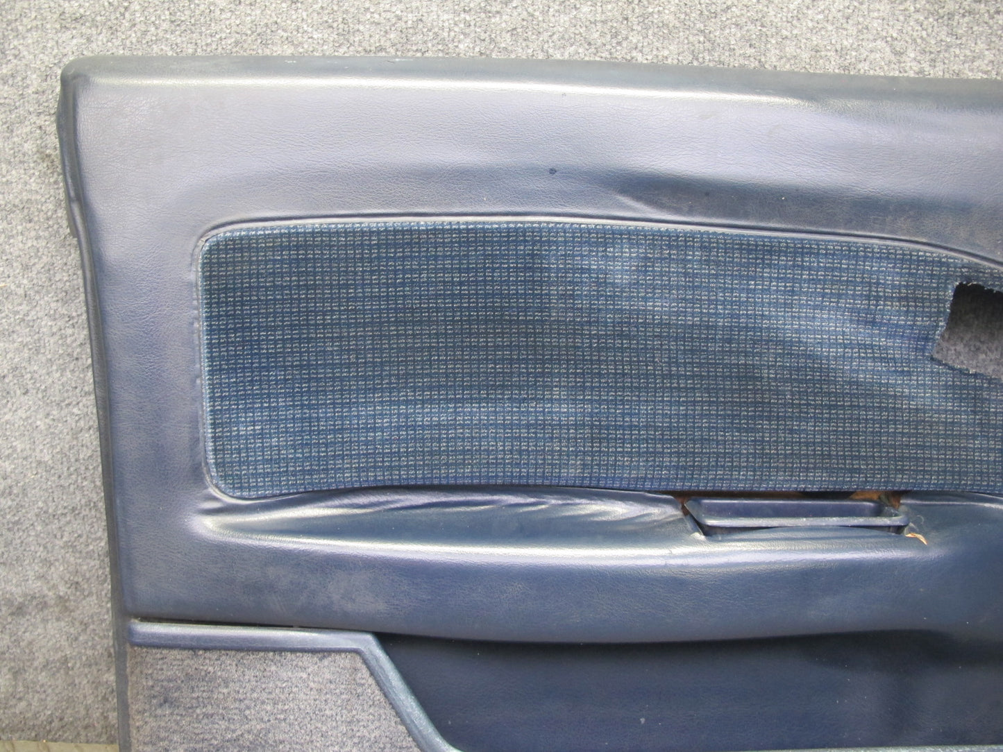 87-88 Toyota MR2 AW15 Set of 2 Left & Right Door Interior Trim Panel Blue OEM