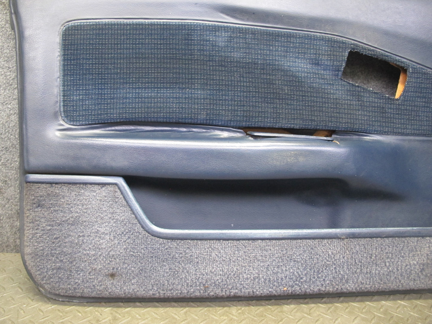 87-88 Toyota MR2 AW15 Set of 2 Left & Right Door Interior Trim Panel Blue OEM