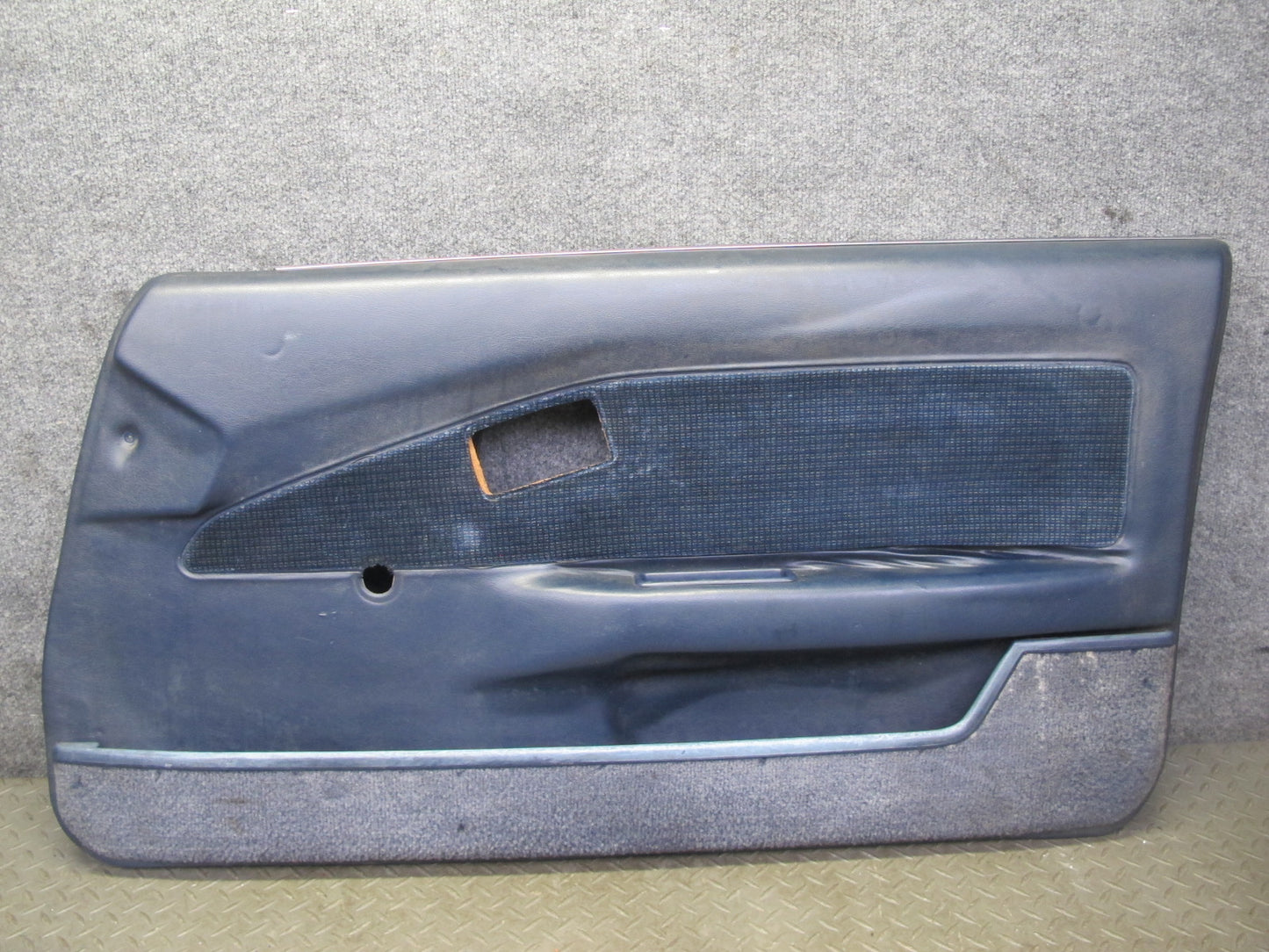 87-88 Toyota MR2 AW15 Set of 2 Left & Right Door Interior Trim Panel Blue OEM