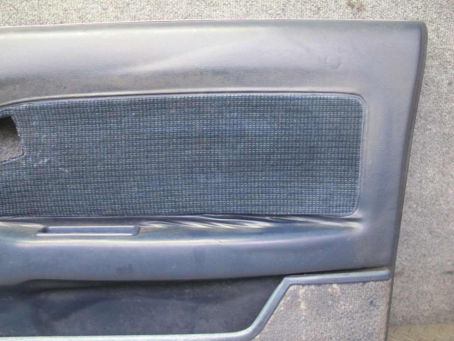 87-88 Toyota MR2 AW15 Set of 2 Left & Right Door Interior Trim Panel Blue OEM