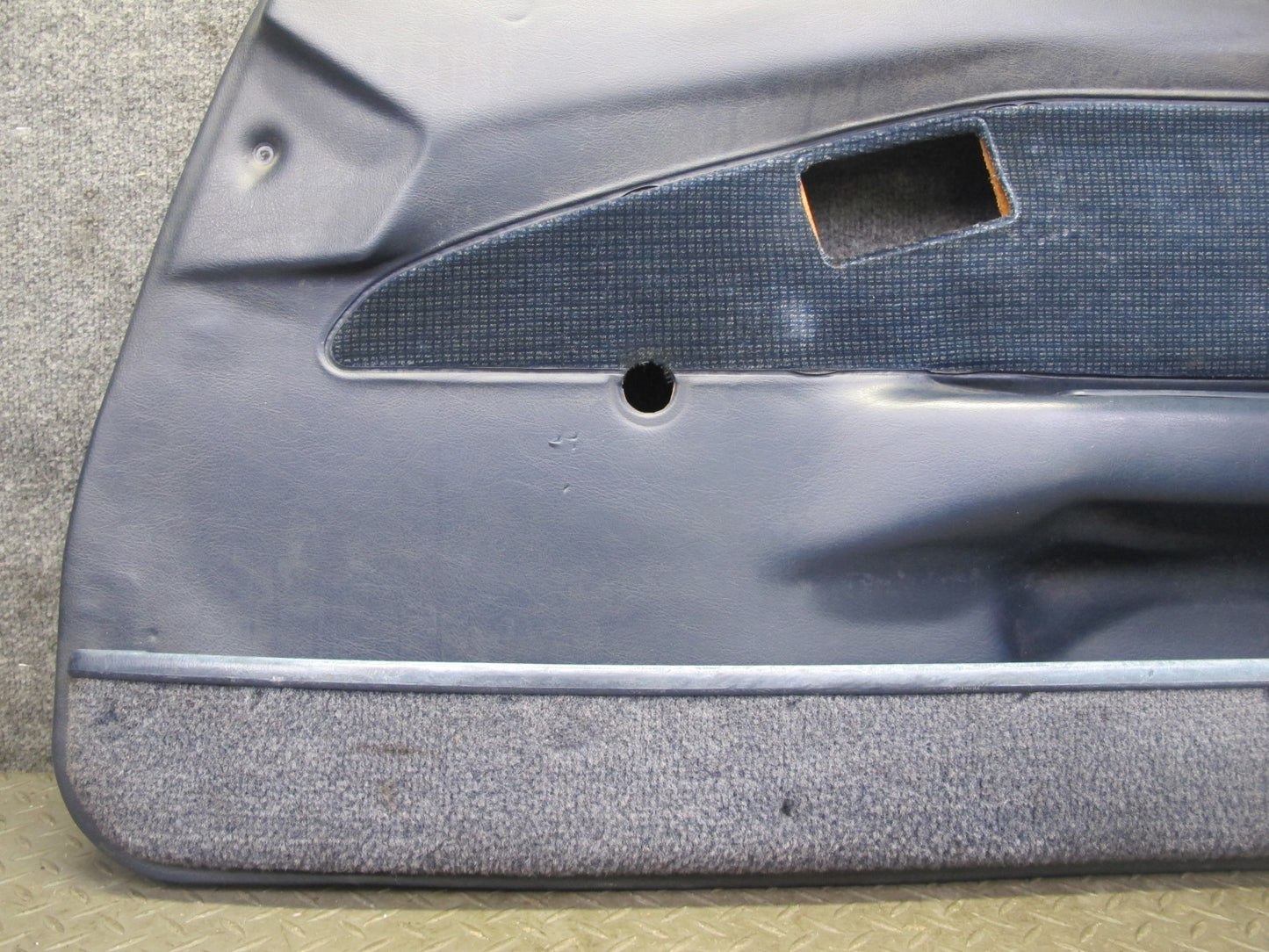 87-88 Toyota MR2 AW15 Set of 2 Left & Right Door Interior Trim Panel Blue OEM