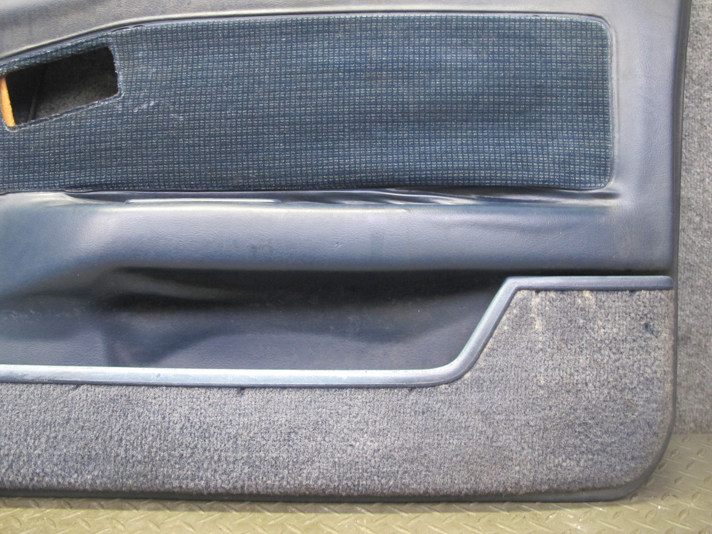 87-88 Toyota MR2 AW15 Set of 2 Left & Right Door Interior Trim Panel Blue OEM