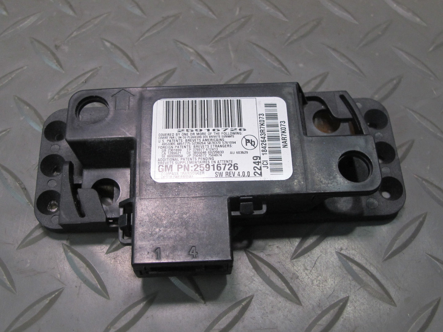 2009-2014 Cadillac Escalade Electronic Compass Control Module 25916726