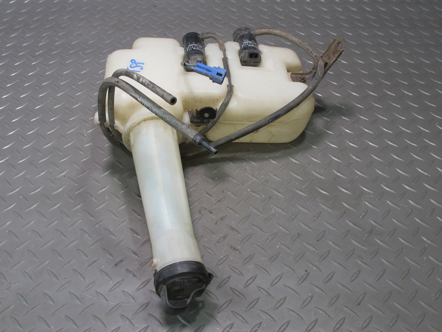 89-90 Toyota Supra MK3 MA70L Windshield Washer Fluid Reservoir Tank w Pumps OEM