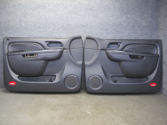 2010-2014 Cadillac Escalade Front Left & Right Door Interior Trim Panel Set of 2