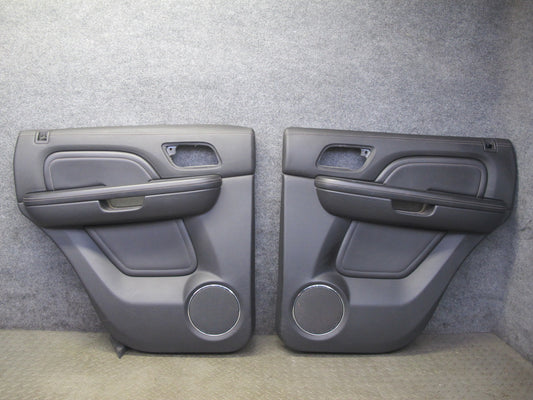 2010-2014 Cadillac Escalade Rear Left & Right Door Interior Trim Panel Set of 2