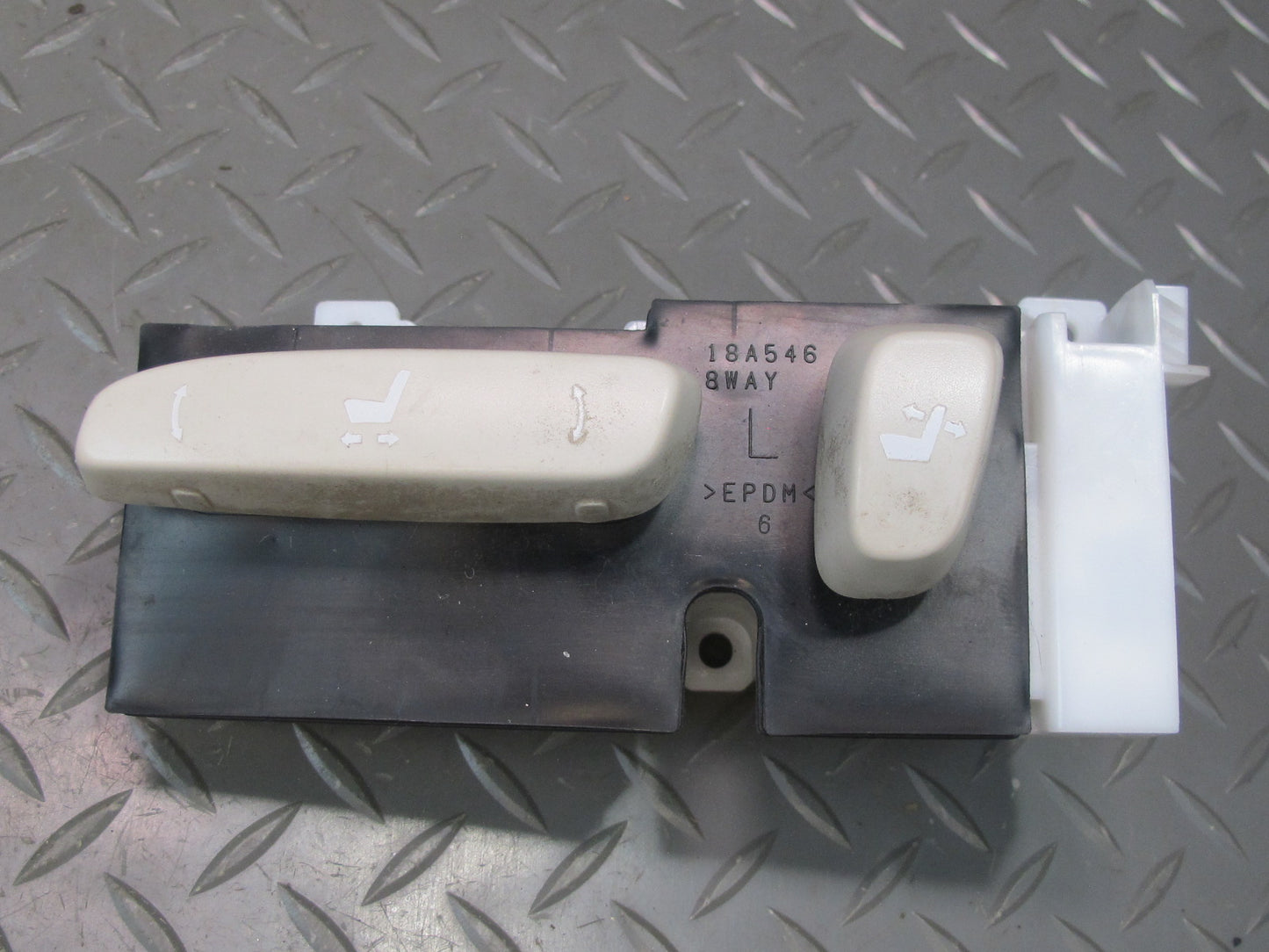 10-13 Lexus IS250 Convertible 12pcs Front Left Seat Trim Ivory w Switch Set OEM